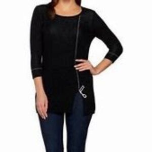 Attitudes by Renee scissor cut line sweater Small